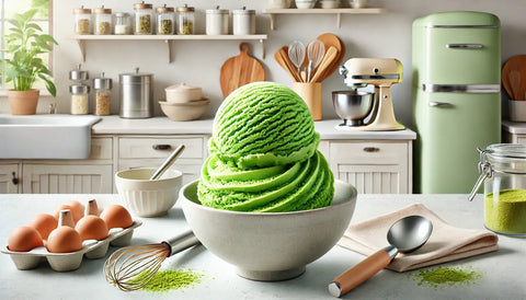 zmrzlina matcha