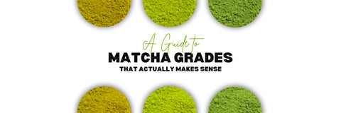 Průvodce Matcha Grades, který skutečně dává smysl