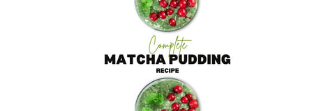 Recept na pudink Matcha