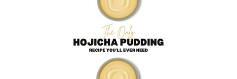 Hojicha recept na pudink