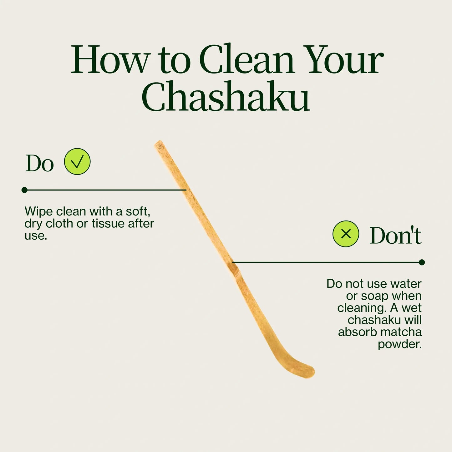 Chashaku Bamboo Spoon