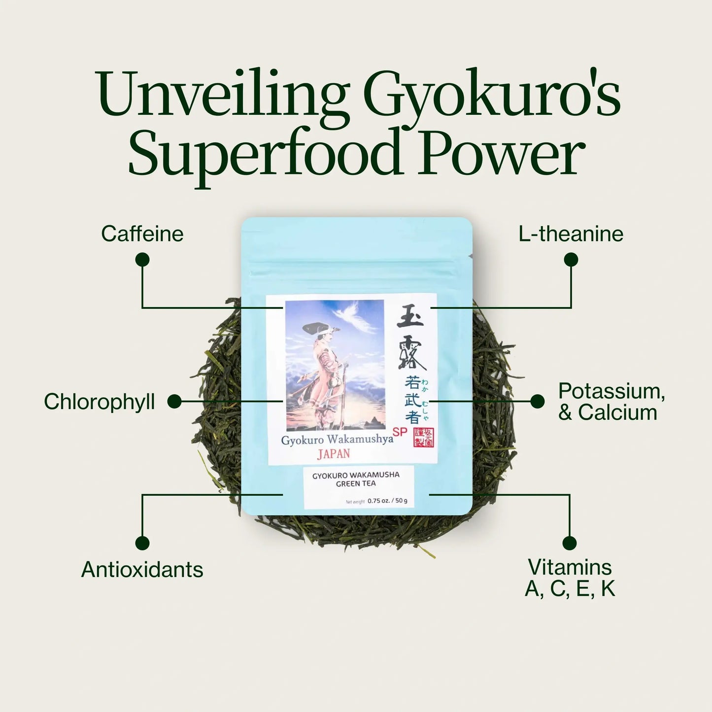 Gyokuro Vynikající Wakamusha