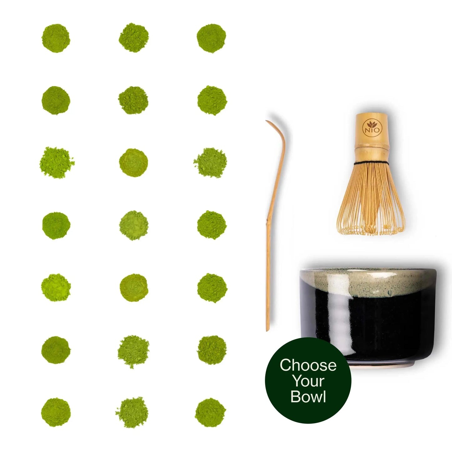 Matcha Tea Sampler 21 Pack s Matcha metlou a Matcha Bowl
