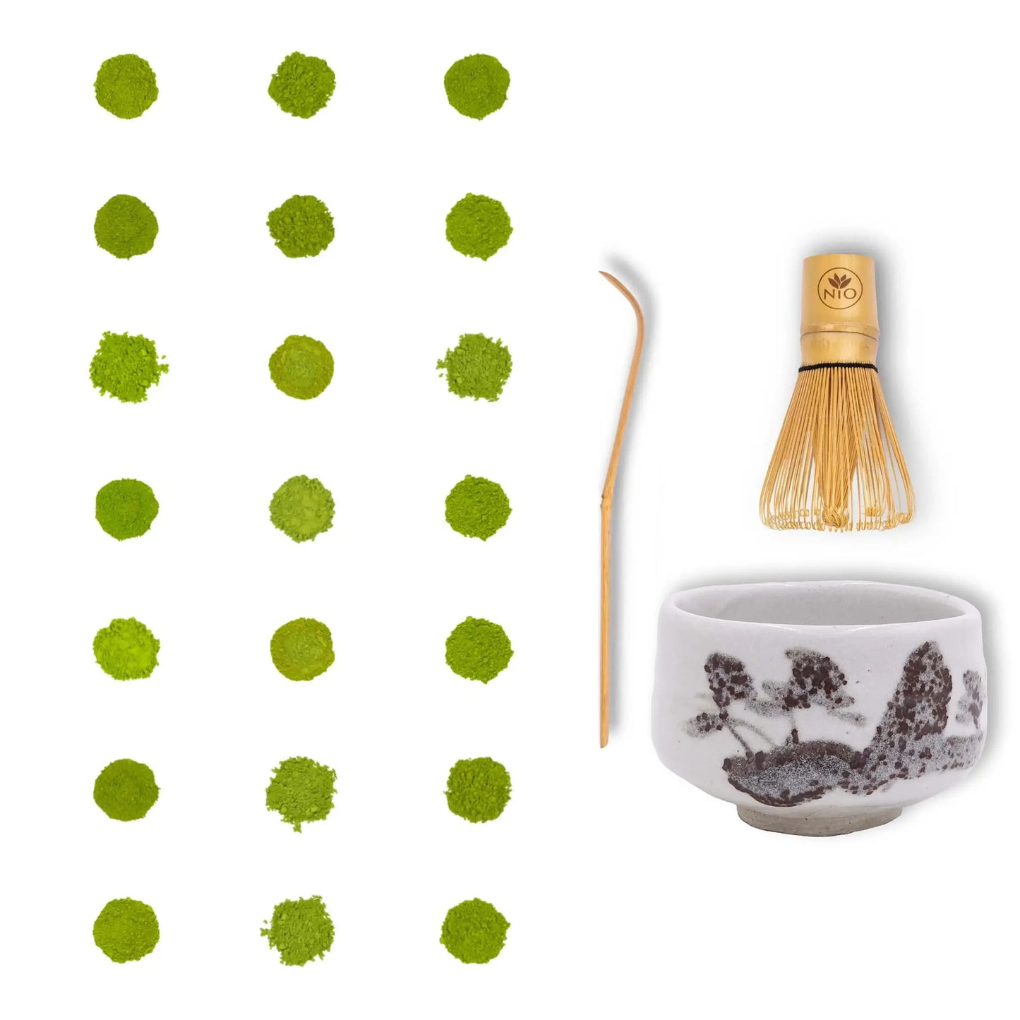 Matcha Tea Sampler 21 Pack s Matcha metlou a Matcha Bowl
