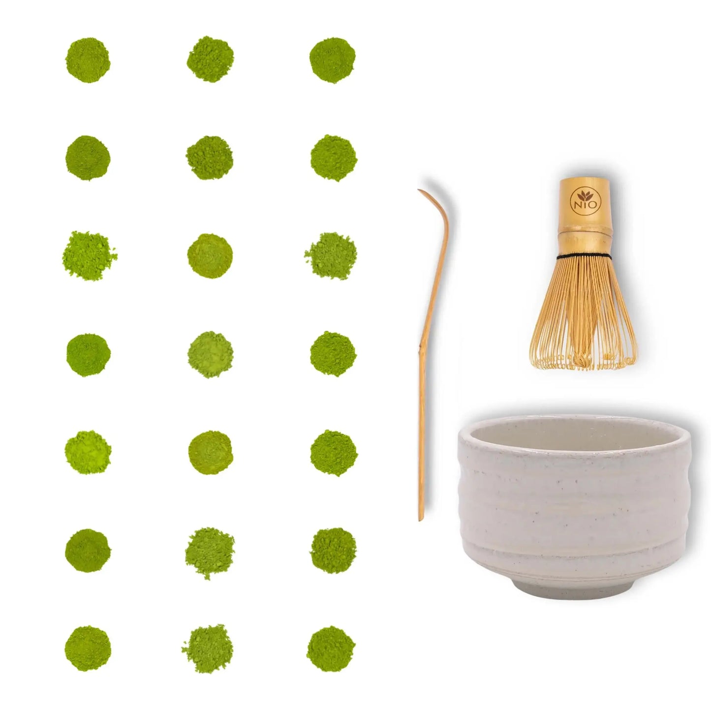 Matcha Tea Sampler 21 Pack s Matcha metlou a Matcha Bowl