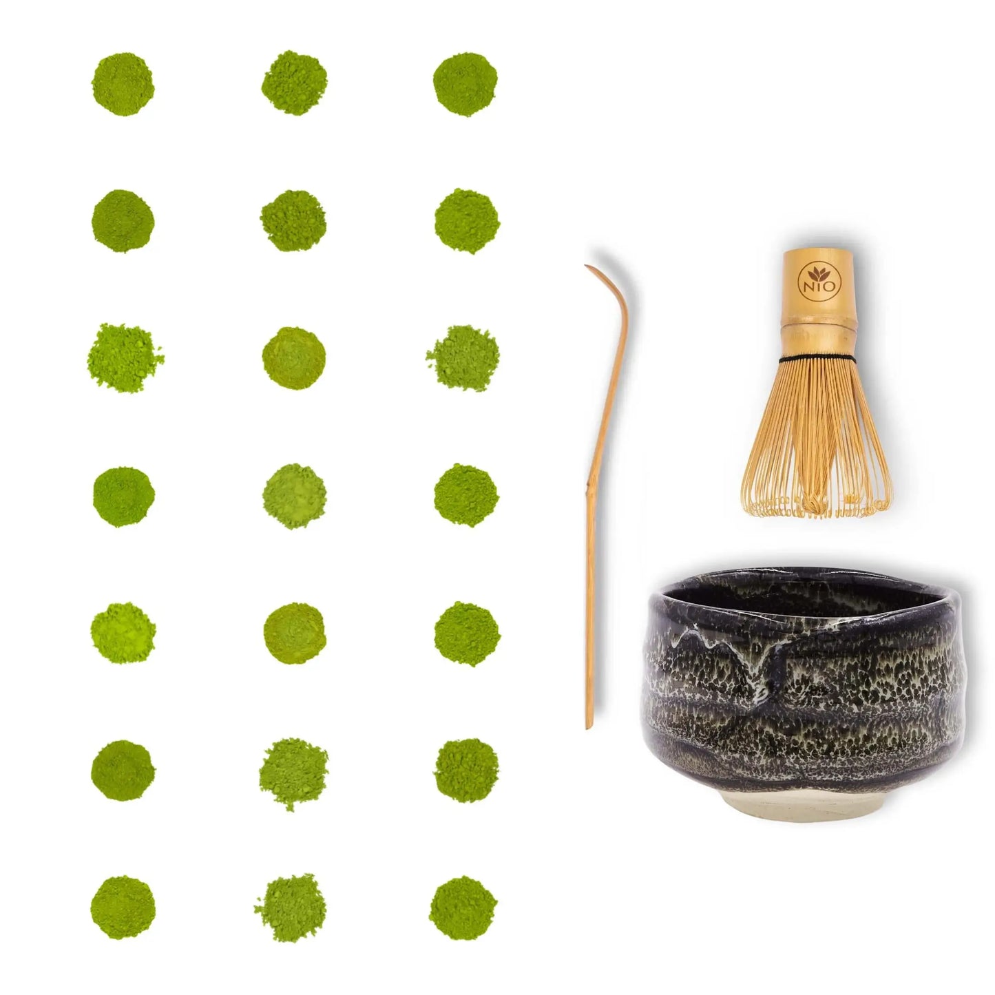 Matcha Tea Sampler 21 Pack s Matcha metlou a Matcha Bowl
