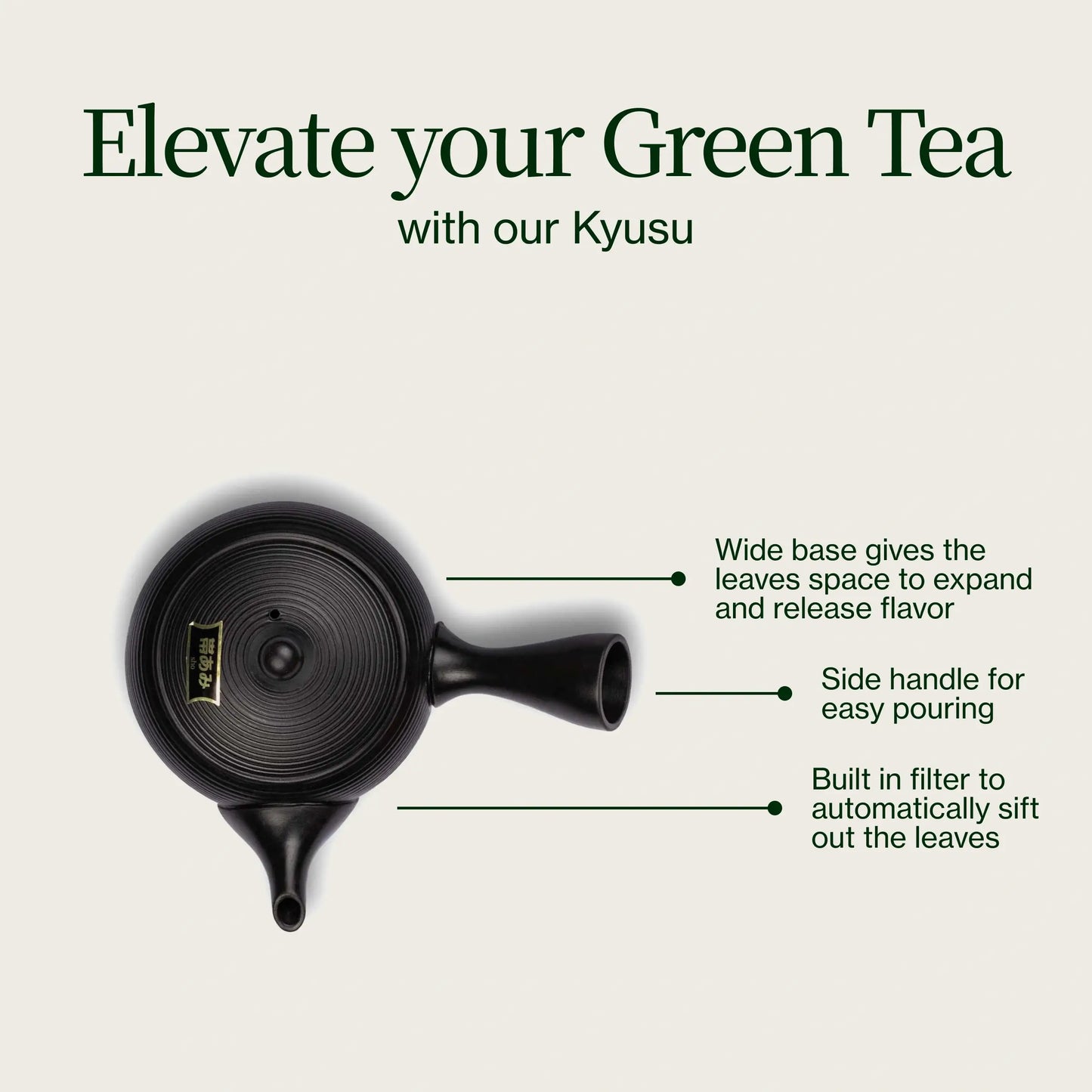 Konvička Tokoname Kyusu Fukamushi