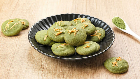 Matcha Brown Butter Cookies