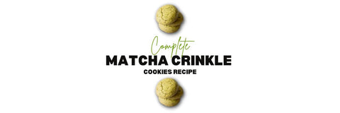 Matcha Crinkle Sušenky