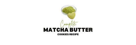 matcha máslové sušenky