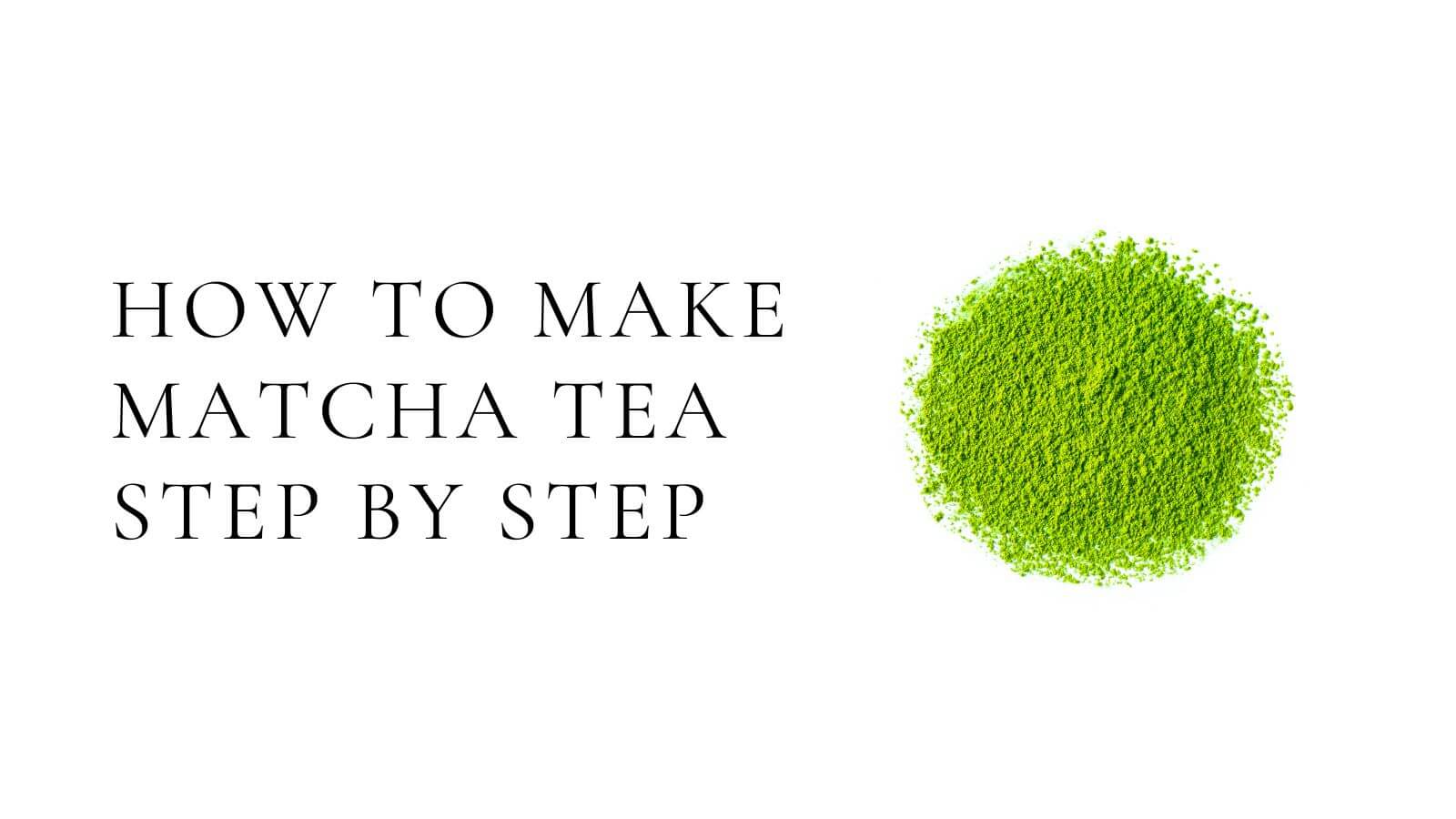 Načíst video: How to Make Matcha