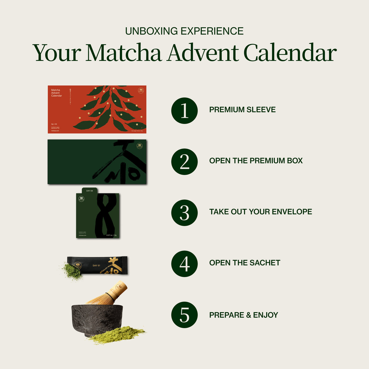 Adventní kalendář Matcha 2026
