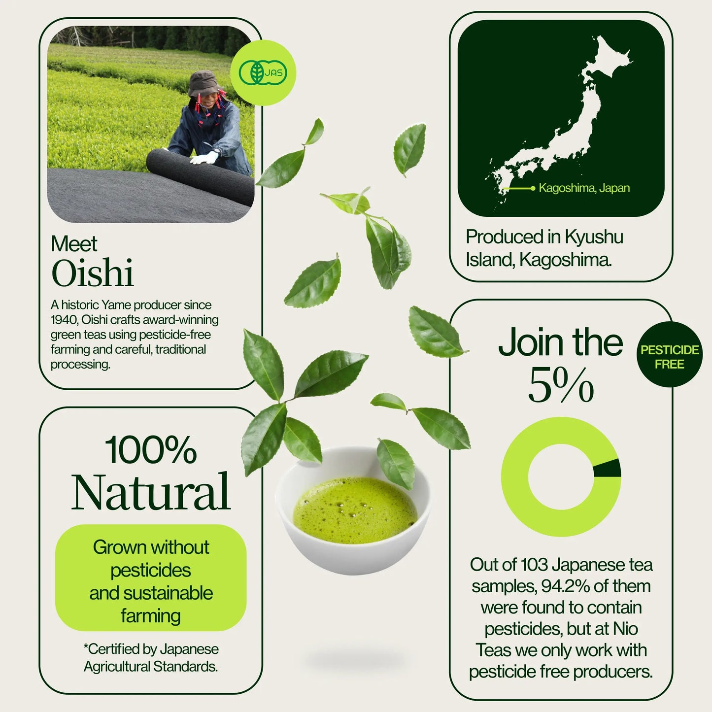 Oishi Ceremonial Matcha Saemidori