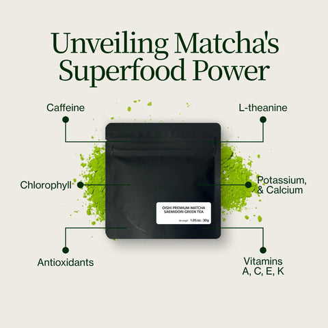 Oishi Prémiová matcha Saemidori