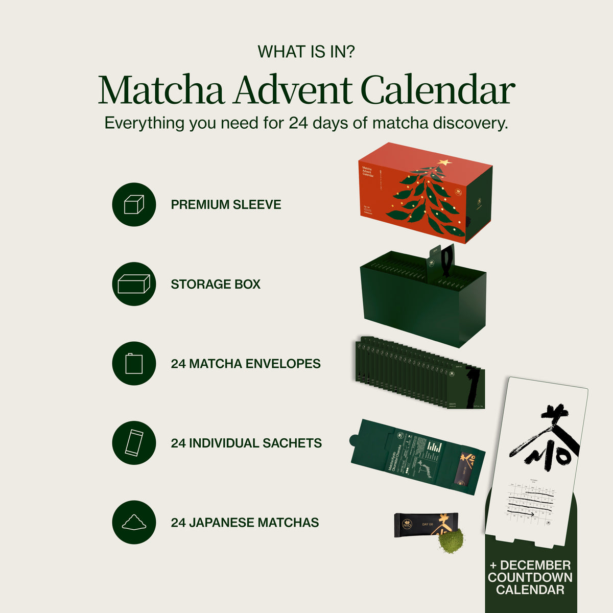 Adventní kalendář Matcha 2026